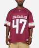 Bleacher Athletic Manly Warringah Sea Eagles NRL Gridiron Mesh Jersey Official Team Color
