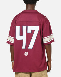 Bleacher Athletic Manly Warringah Sea Eagles NRL Gridiron Mesh Jersey Official Team Color