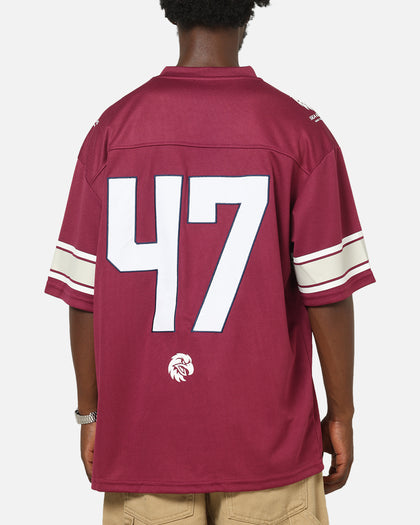 Bleacher Athletic Manly Warringah Sea Eagles NRL Gridiron Mesh Jersey Official Team Color