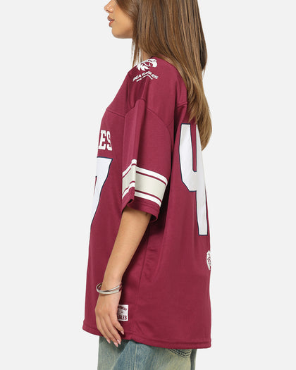 Bleacher Athletic Manly Warringah Sea Eagles NRL Gridiron Mesh Jersey Official Team Color