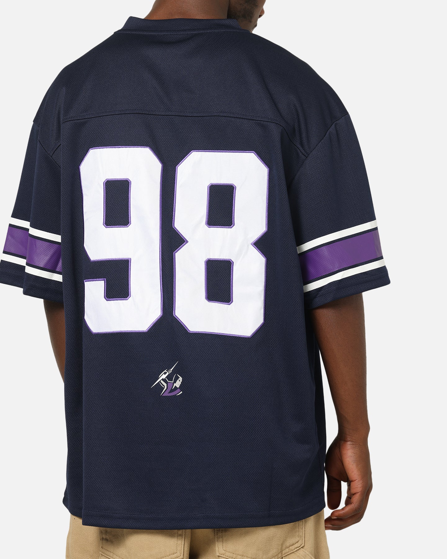Bleacher Athletic Melbourne Storm NRL Gridiron Mesh Jersey