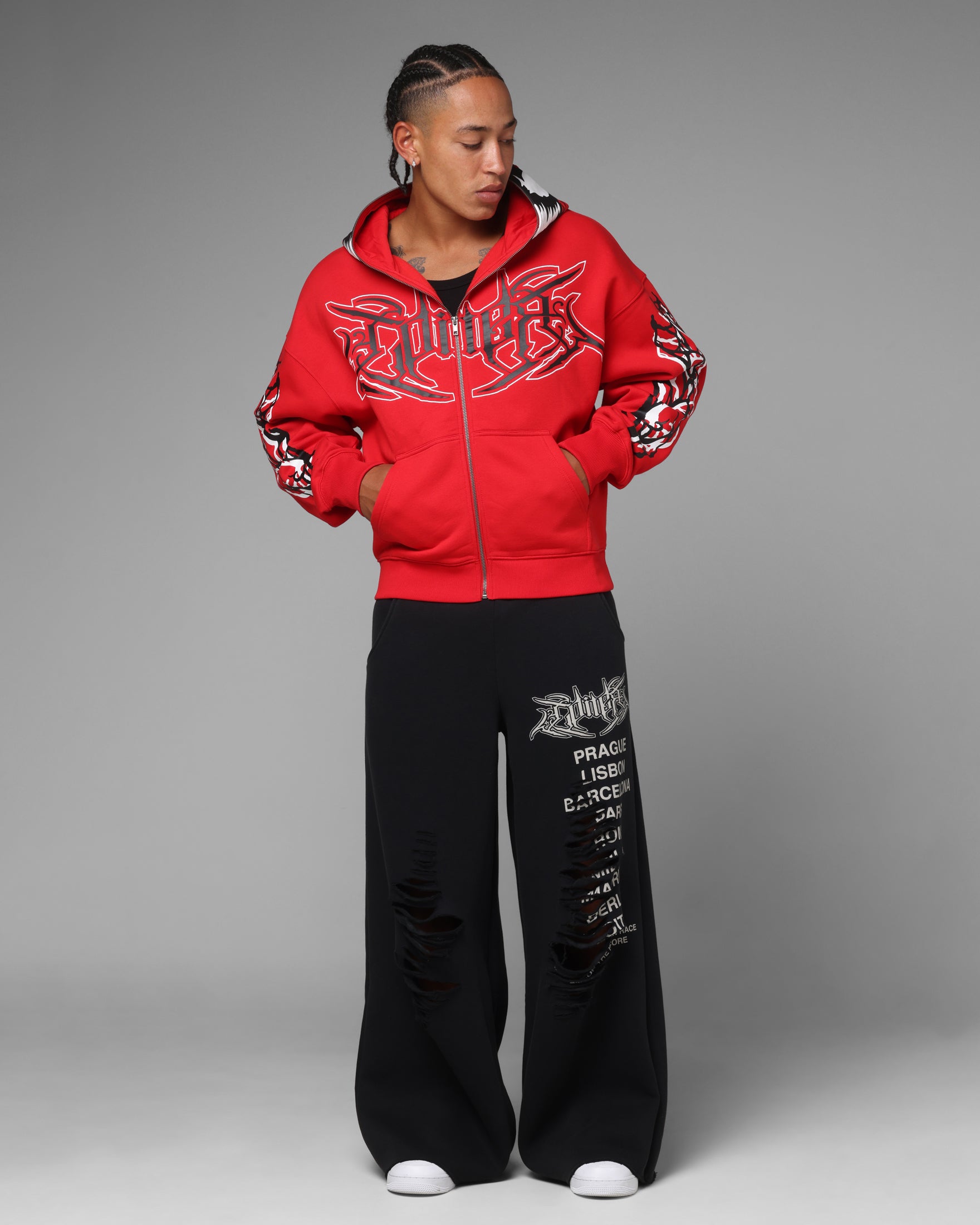 Loiter Marvel Spider-Man Carnage Zip Hoodie Red | Culture Kings
