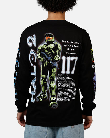 73Studio X Halo Halo 2 Spartan 117 Long Sleeve T-Shirt Black