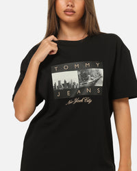 Tommy Jeans Photo Flag T-Shirt Black