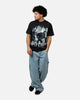 73Studio X Harry Potter '10 Deathly Hallows Vintage T-Shirt Black Acidwash