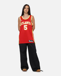 Nike Dyson Daniels Atlanta Hawks #5 Icon Edition Nike Dri-FIT NBA Swingman Jersey University Red
