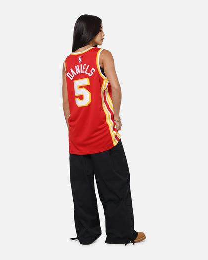 Nike Dyson Daniels Atlanta Hawks #5 Icon Edition Nike Dri-FIT NBA Swingman Jersey University Red