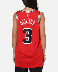 Nike Josh Giddey Chicago Bulls #3 Icon Edition Nike Dri-FIT NBA Swingman Jersey University Red