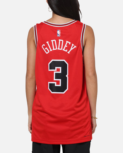 Nike Josh Giddey Chicago Bulls #3 Icon Edition Nike Dri-FIT NBA Swingman Jersey University Red