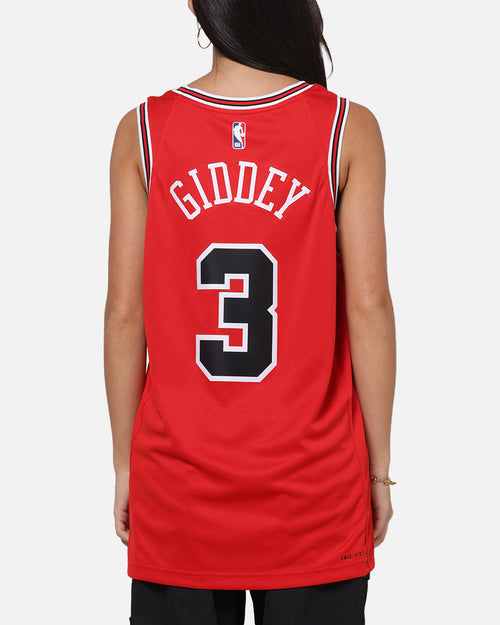 Nike Josh Giddey Chicago Bulls #3 Icon Edition Nike Dri-FIT NBA Swingman Jersey University Red