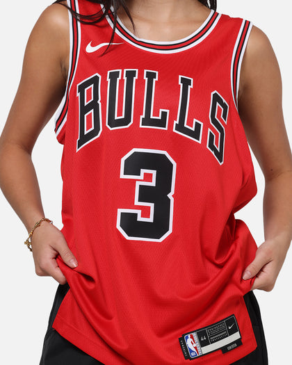 Nike Josh Giddey Chicago Bulls #3 Icon Edition Nike Dri-FIT NBA Swingman Jersey University Red