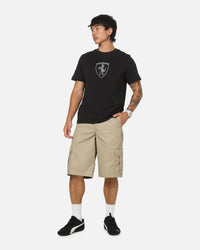 Puma X Scuderia Ferrari Tonal Shield T-Shirt Black