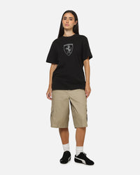 Puma X Scuderia Ferrari Tonal Shield T-Shirt Black