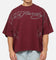 Ed Hardy Cyber Rhinestone T-Shirt Plum