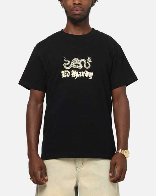 Ed Hardy Venom Fitted T-Shirt Black