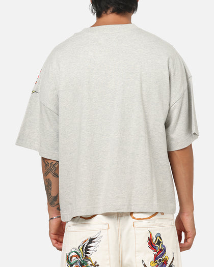 Ed Hardy Fireborn T-Shirt Grey Marle