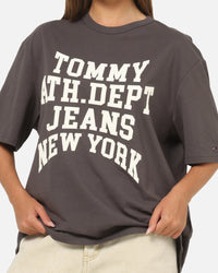 Tommy Jeans Archive Athletic Dept T-Shirt Washed Black