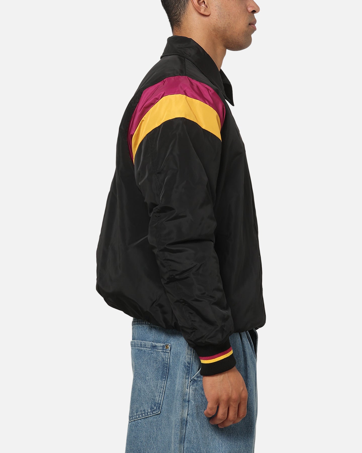 ブリスベン・ブロンコス NRLジャケット Lサイズ Bleacher Athletic Brisbane Broncos NRL Legacy Baseball Jacket