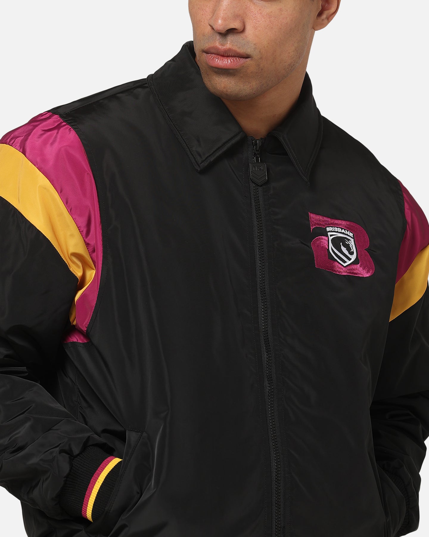 Bleacher Athletic Brisbane Broncos NRL Legacy Baseball Jacket