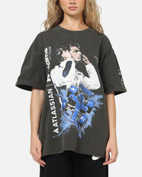 Culture Kings X Atlassian Williams F1 Team Carlos Sainz Jr. Heavy T-Shirt Black Acidwash