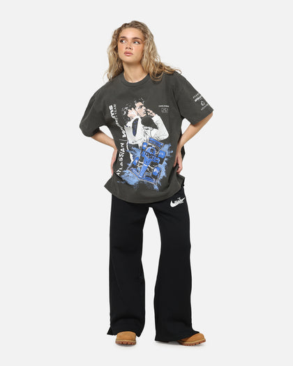 Culture Kings X Atlassian Williams F1 Team Carlos Sainz Jr. Heavy T-Shirt Black Acidwash