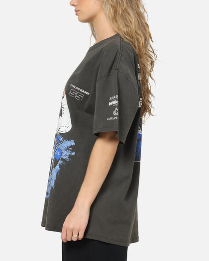 Culture Kings X Atlassian Williams F1 Team Carlos Sainz Jr. Heavy T-Shirt Black Acidwash
