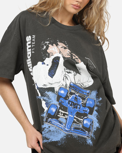 Culture Kings X Atlassian Williams F1 Team Carlos Sainz Jr. Heavy T-Shirt Black Acidwash
