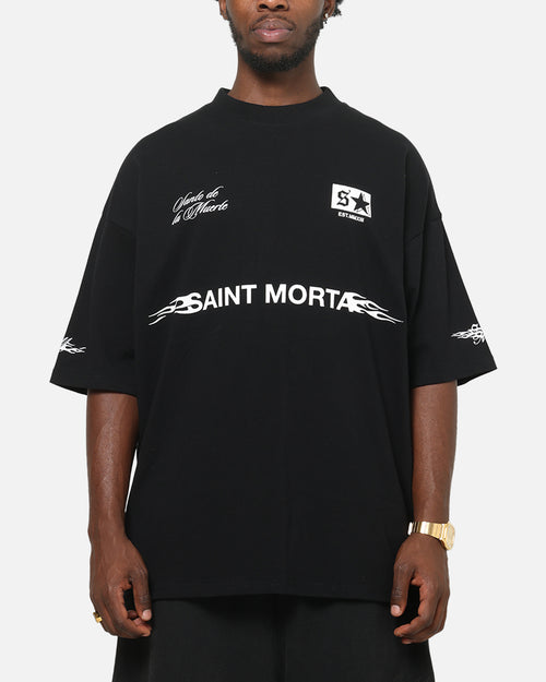 Saint Morta Speed Racing Boxy T-Shirt Black