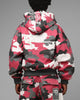Loiter X WWE Dudley Boyz Camo Zip Jacket Red Camo