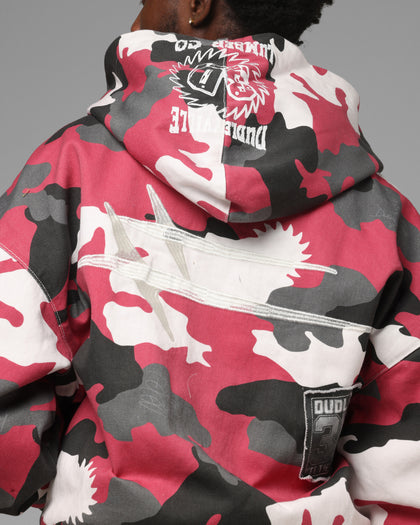 Loiter X WWE Dudley Boyz Camo Zip Jacket Red Camo