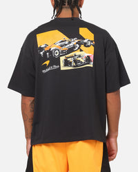 Mitchell & Ness X Mclaren Showcase Boxy T-Shirt Washed Black