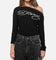 Ed Hardy Women's Hooked Aline Long Sleeve T-Shirt Black