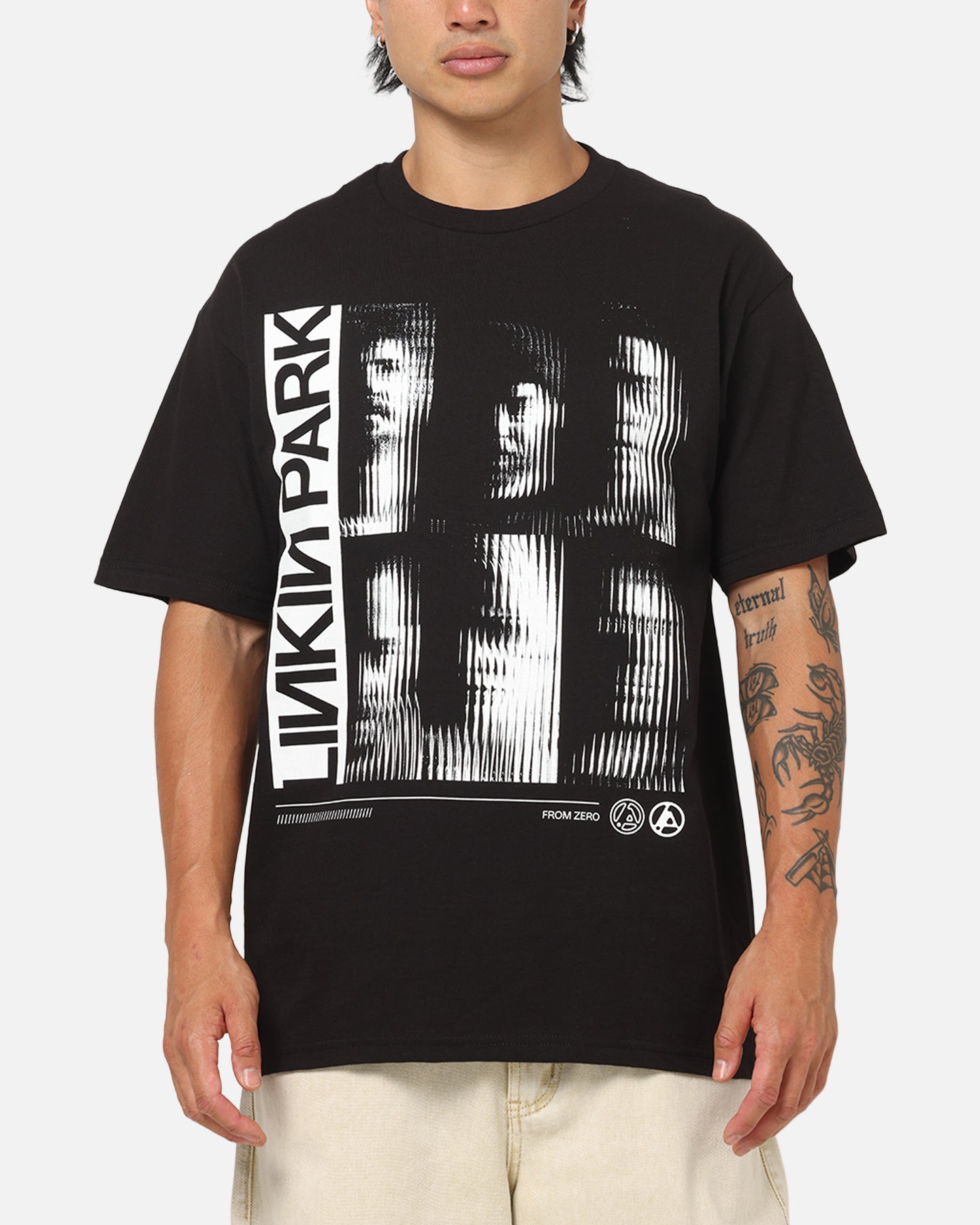 Linkin Park Boxed Faces T-Shirt Black | Culture Kings