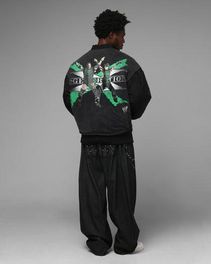 Loiter X WWE DX Generation Bomber Jacket Black