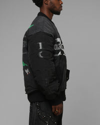 Loiter X WWE DX Generation Bomber Jacket Black
