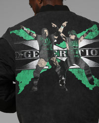 Loiter X WWE DX Generation Bomber Jacket Black