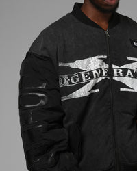 Loiter X WWE DX Generation Bomber Jacket Black