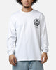 Culture Kings Smoke Long Sleeve T-Shirt White
