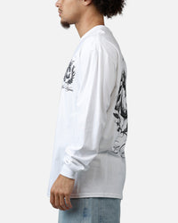 Culture Kings Smoke Long Sleeve T-Shirt White