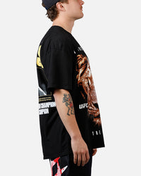 UFC By Culture Kings Amanda Nunes Goat T-Shirt Black Acidwash