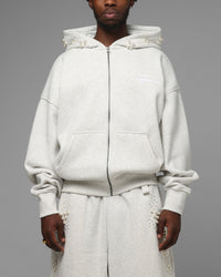 Loiter Pearl Zip Hoodie Off White