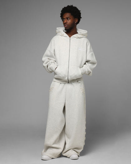 Loiter Pearl Zip Hoodie Off White