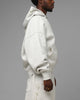Loiter Pearl Zip Hoodie Off White