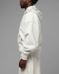 Loiter Pearl Zip Hoodie Off White