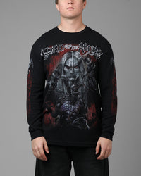 Loiter Marvel Knull Long Sleeve T-Shirt Black
