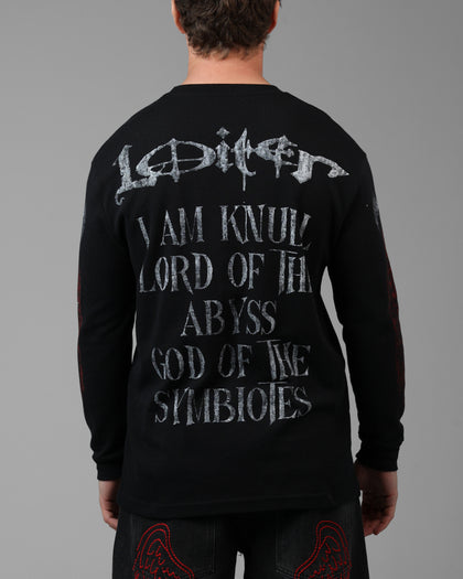 Loiter Marvel Knull Long Sleeve T-Shirt Black