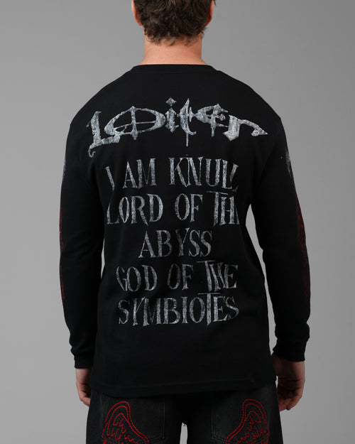 Loiter Marvel Knull Long Sleeve T-Shirt Black