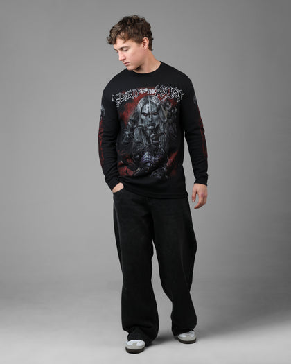 Loiter Marvel Knull Long Sleeve T-Shirt Black