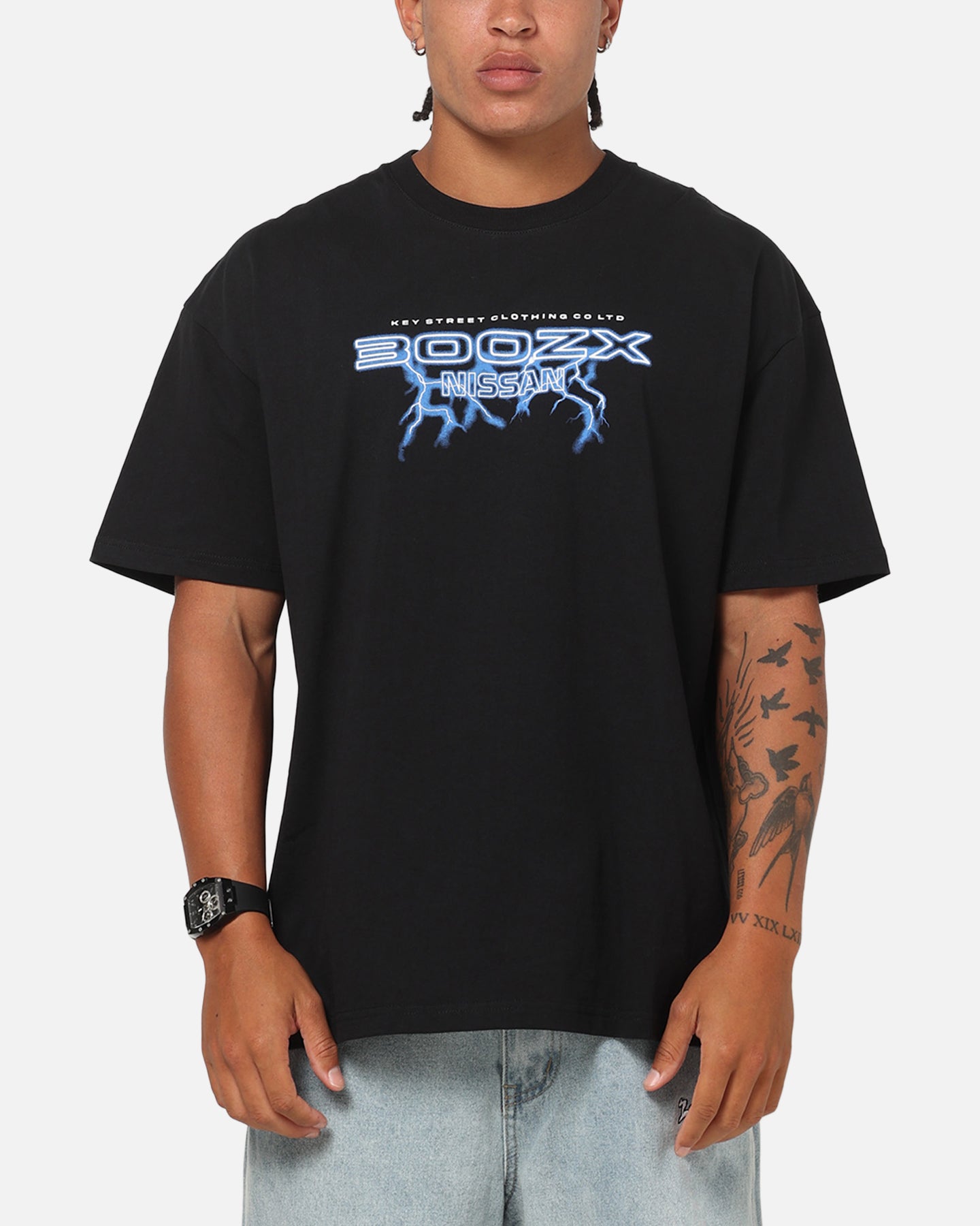 Key Street 300ZX T-Shirt Black | Culture Kings