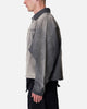 MNML Spray Denim Long Sleeve Shirt Washed Black